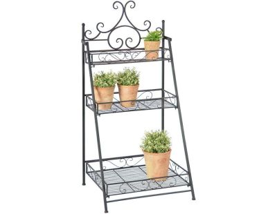 Etagère pliante à plantes Arabesques (Escalier 3 niveaux)