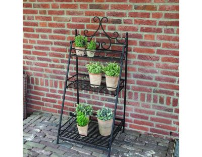 Etagère pliante à plantes Arabesques (Escalier 3 niveaux)