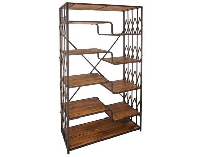 Etagère industrielle fer et bois Loft