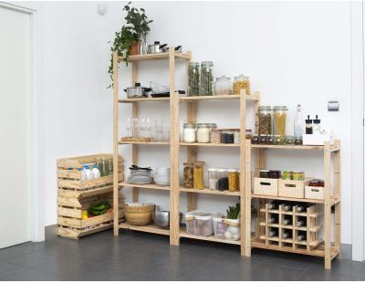 Etagère en kit profondeur 30 cm Natura (3 tablettes)