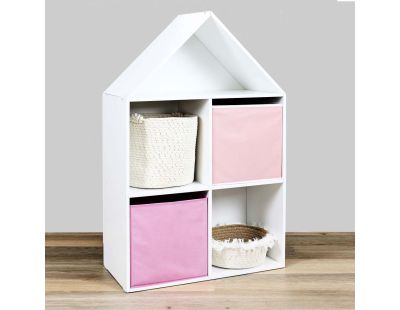 Etagère maison en bois 4 cases Paul