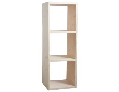 Etagère modulable 3 cases en épicéa (3 cases)