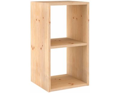 Étagère modulaire en pin massif Dinamic (2 tablettes)