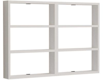 Etagère murale en agglomeré Hexa (BLanc)