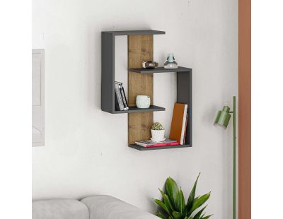 Etagère murale bicolore en aggloméré Paranoid