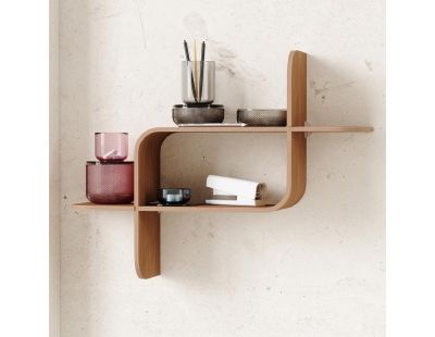 Étagère murale en bois Shelf (Noyer clair)