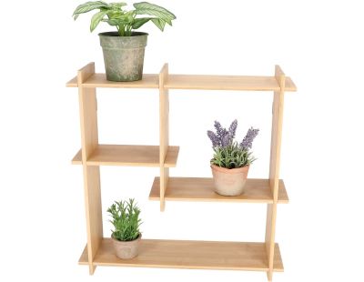 Etagère murale d'intérieur en bambou (Taille L)