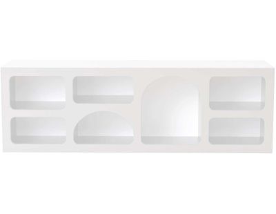 Etagère avec niches Lorin 160 x 38 x 51 cm (Blanc)
