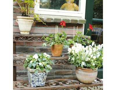Etagère à plantes en métal patiné Arabesque