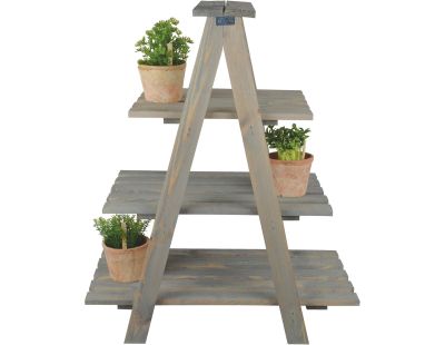 Etagère à plantes triangulaire en pin