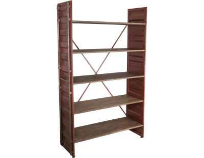 Etagère 5 plateaux en bois  container
