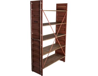 Etagère 5 plateaux en bois  container