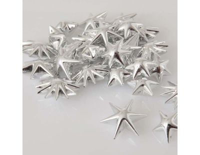 Etoiles argent déco de table 