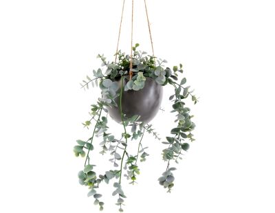 Eucalyptus artificiel avec suspension en céramique