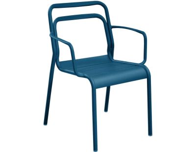 Fauteuil en aluminium Eos (Bleu)