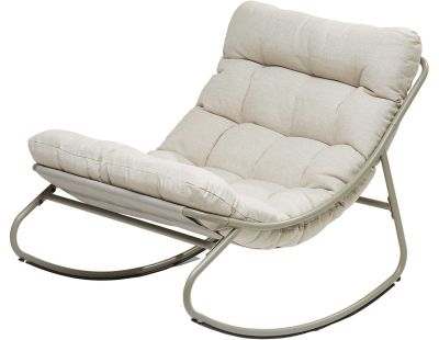 Fauteuil à bascule avec coussin rembourré Relax