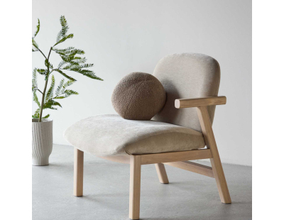Fauteuil en bois de frêne Rile