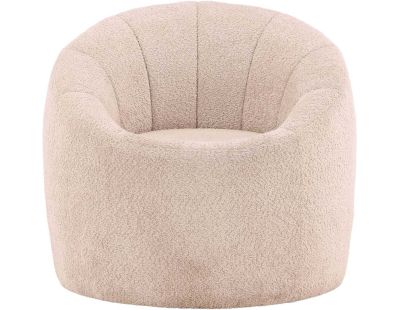 Fauteuil en bouclette Warren
