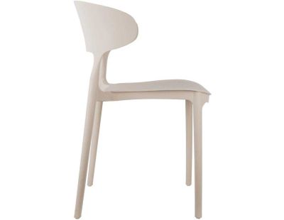 Fauteuil coloré en polypropylène Fain (Gris)