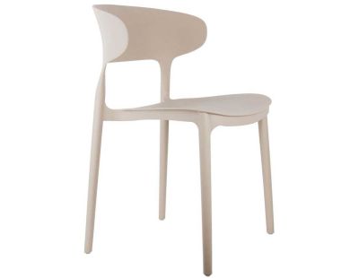 Fauteuil coloré en polypropylène Fain (Gris)