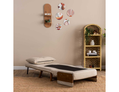 Fauteuil convertible Cosmo Single (Crème)