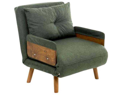 Fauteuil convertible Cosmo Single (Vert)