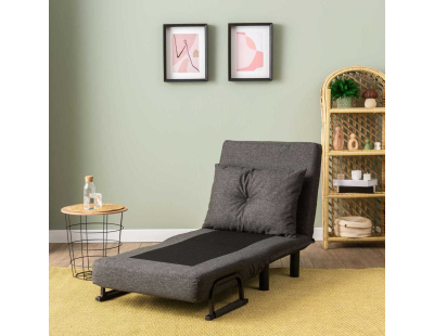 Fauteuil convertible Sento Single (Gris foncé)