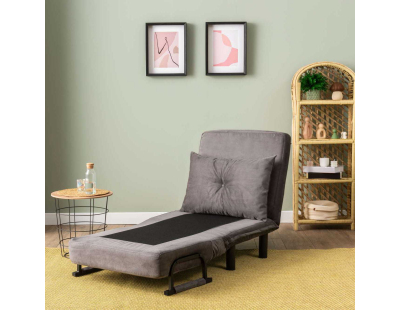 Fauteuil convertible Sento Single (Gris)