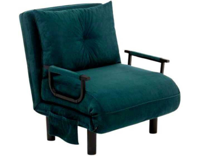 Fauteuil convertible Sento Single (Vert pétrole)