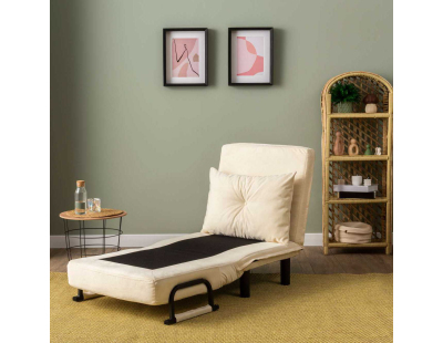 Fauteuil convertible Sento Single (Crème)