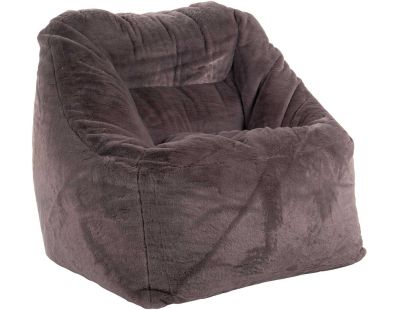 Fauteuil fausse fourrure 70 x 60 x 80 cm Marco (Gris)