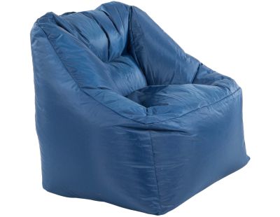 Grand coussin uni maxi (bleu mineral)