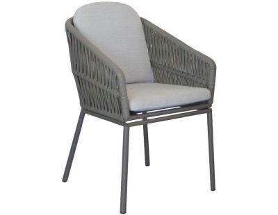 Fauteuil de jardin en aluminium et résine synthétique Iris