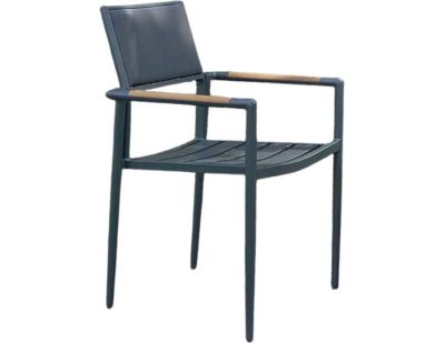 Fauteuil de jardin en aluminium et textilène renforcé Piana