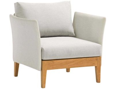 Fauteuil de jardin en aluminium et tissu Welcome