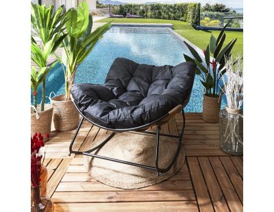 Fauteuil de jardin à bascule Tulum