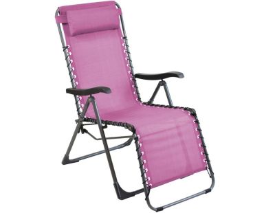 Fauteuil de jardin relax Néo (Framboise)