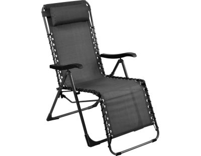 Fauteuil de jardin relax Néo (Graphite et gris)