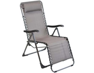 Fauteuil de jardin relax Néo (Gris)