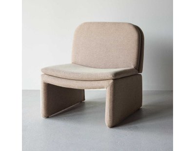 Fauteuil en lin Bonn 80 x 70 x 82 cm