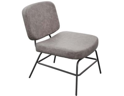 Fauteuil lounge en polyuréthane Detroit (Gris)