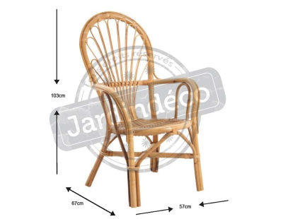 Fauteuil en manau Exelum