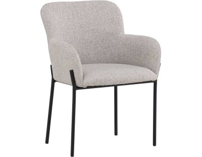 Fauteuil en métal et tissu Vätö