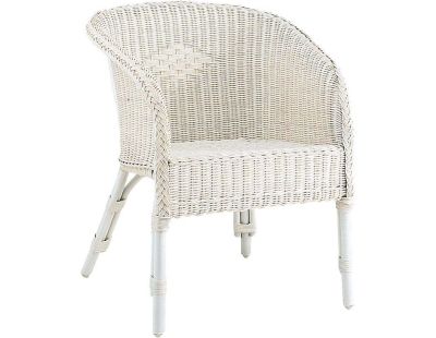 Fauteuil moelle de rotin Coïncidence (Blanc)