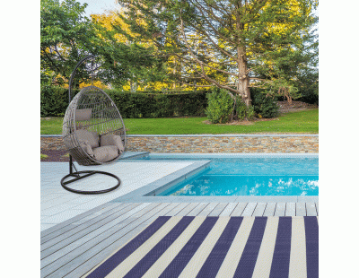 Fauteuil oeuf réglable en polyrésine et acier