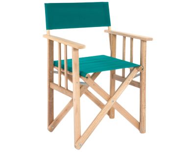 Fauteuil pliable réalisateur en eucalyptus (Vert)