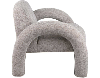 Fauteuil en polyester Brazo (Vert mousse)