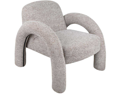 Fauteuil en polyester Brazo (Vert mousse)