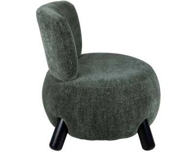 Fauteuil en polyester Busto (Vert foncé)