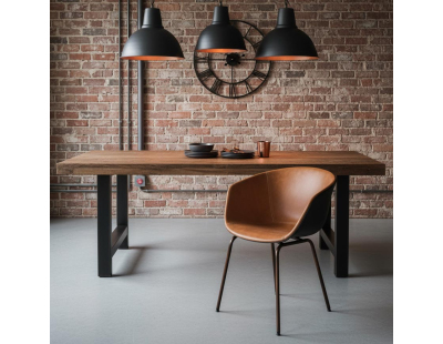 Fauteuil en polyuréthane camel